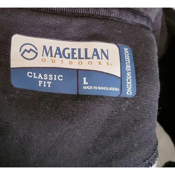 Magellan Outdoors Men's Hickory Canyon 1/4-Zip Pullover Sweatshirt Size L - Picture 7 of 10